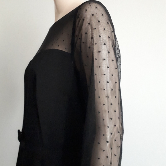 Hobbs London | Fitted Crepe and Lace Dress - Picture 8 of 14